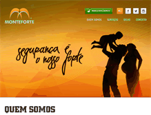 Tablet Screenshot of monteforte.com.br